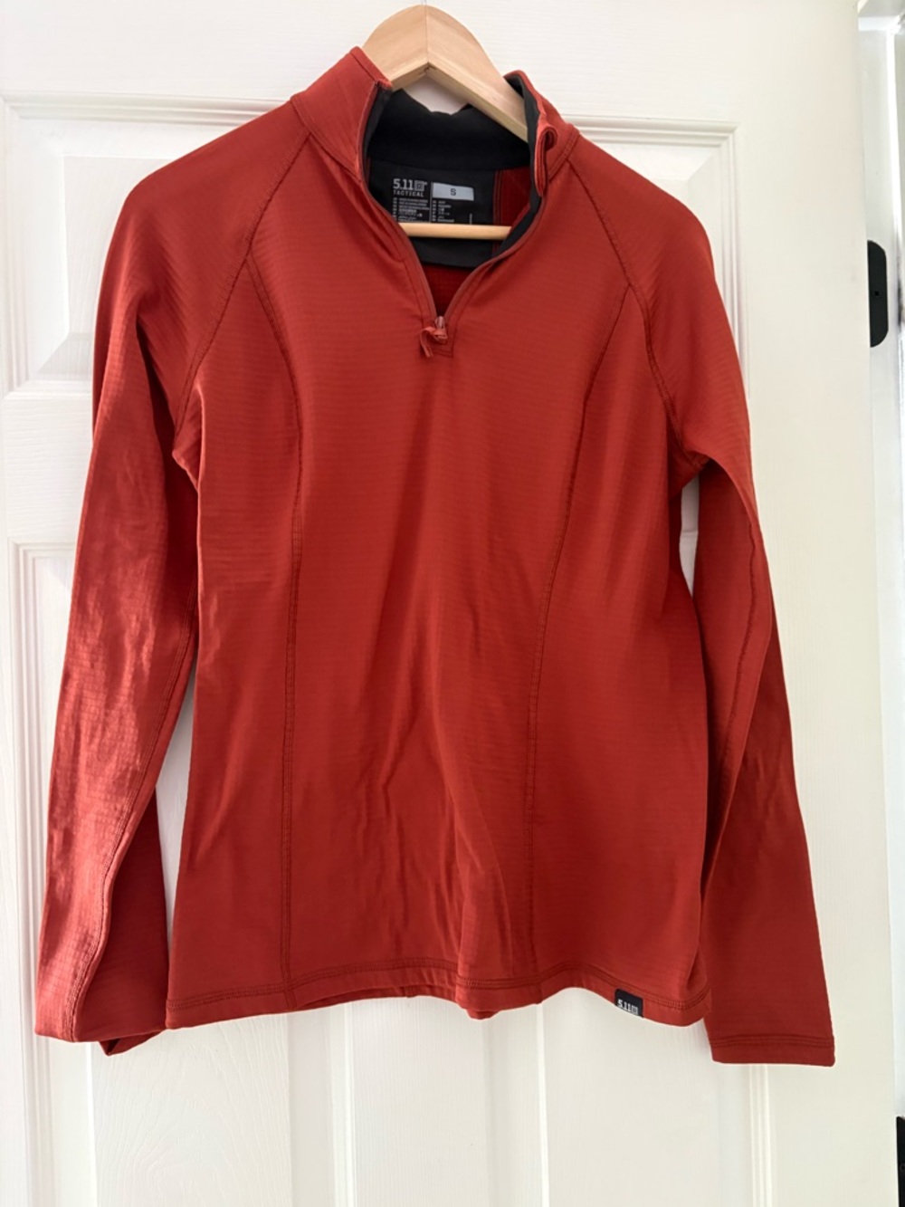 5.11 Tactical Women's Long Sleeve Quarter-Zip Top - Rust Red